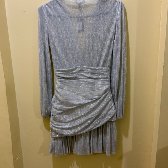 Maje draped lurex dress - T34 New with Tag - Picture 3 of 3